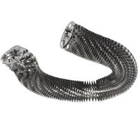 WEJNAOQI Disipador de Calor de Aleta Hueca en Espiral de Acero Inoxidable, 1 Uds., 1M, for refrigeración Tubular, Pieza de radiador de conducción de Calor Duradera(ID18mm height6mm)