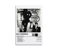 WEJWHHTHUU CLICS MODERNOS - Charly García - Póster estético de arte moderno para sala de estar, 20 x 30 cm, estilo sin marco