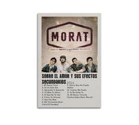 WEJWHHTHUU Morat Sobre El Amor Y Sus Efectos Secundarios Pósteres de lona impreso estético, pintura artística moderna para sala de estar, 30 x 45 cm, estilo sin marco