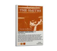 WEJWHHTHUU Póster estético de Louder Than Bombs By The Smiths de The Smiths para sala de estar, 60 x 90 cm, estilo marco