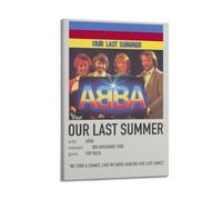 WEJWHHTHUU Póster estético de nuestro último verano para sala de estar, 50 x 75 cm, estilo marco