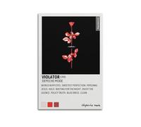 WEJWHHTHUU Póster estético de Violator By Depeche Mode para sala de estar, 40 x 60 cm, estilo sin marco