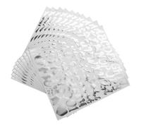 WEKADRIN 10 Hojas Pegatinas de Letras Autoadhesivas con Purpurina Plata Brillante para Manualidades Decoración de Buzones y Tableros Letras Scrapbook Fácil de Pegar