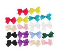 WEKADRIN 10 Pelo Multicolor para Niñas con Pinzas Antideslizantes y Suaves Clips Lazo para Bebés Estudiantes Accesorios Moda Diario y Fiestas