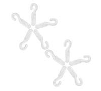 WEKADRIN 10 Piezas Blind Wand Replacement Hooks Flexible Plastic Tilt Wand Tip For Window Curtain Opener Repair Small Question Mark Design