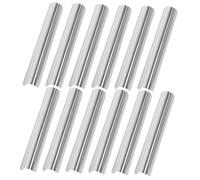 WEKADRIN 10 Piezas Conector Metálico para Barra Romana de Cortinas de Accesorio Resistente y Fácil Instalación para Rieles y Barras Extensibles de Cortinas