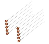 WEKADRIN 10 piezas Cucharas de Combustión de Cobre para Laboratorio Instrumento de Enseñanza Resistente al Calor Herramienta Experimental Segura y Duradera