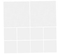 WEKADRIN 10 Piezas de de Malla Plástica para Hacer Pelucas 30X30 Cm Transpirables Accesorios de Bricolaje para Cabello para Manualidades y Diversos
