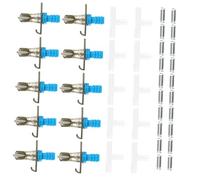 WEKADRIN 10 Piezas Dispensador Agua Automático para Conejos con Doble Fácil Instalación para Jaulas de Cría