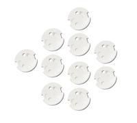 WEKADRIN 10 piezas Protector Enchufes Niña Abs de Seguridad Infantil para Enchufes Franceses Diseño Plano y Duradero Protección contra Eléctrico el Hogar