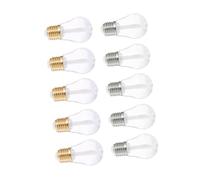 WEKADRIN 10 piezas Unidades Tubos Vacíos para Brillo Labial Diseño Bombilla Mini Bálsamo Labial Recargable DIY Portátil para Labios Secos y Agrietados