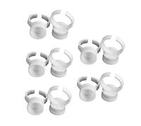 WEKADRIN 100 Piezas Anillo Para De Copas Para Anillos De Contenedor De Pigmento Sin Separación Herramienta De Maquillaje Para Pestañas Copa Para Pestañas