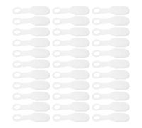 WEKADRIN 100 Piezas Tiras Antideslizantes Transparentes para Perchas de Silicona, 100 Unidades Reutilizables, Cubiertas Elásticas para Perchas de Madera y Plástico, Accesorio para Organizar