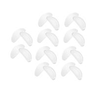 WEKADRIN 10pares Almohadillas De Silicona d Antideslizantes Para Nariz Elevadoras Para Sol Adhesivas Transparentes Accesorios Para Monturas Ópticas