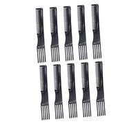 WEKADRIN 10piezas Peine Profesional De Dientes Largos De Herramienta De Peinado Doble Cara Antiestático y Ligero Para Tipo De Cabello