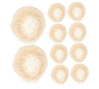 WEKADRIN 10piezas Redes Elásticas Para Moños De Ballet Accesorios De Cabello Para Niñas Funda De Malla Para Buns Diseño Elegante y Chic Encaje Para Clases De Danza y Competencias