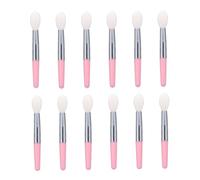 WEKADRIN 12 piezas Aplicador de Labios de Silicona Portátil Cepillo Individual para Máscara Labial Brillo y Corrector Fácil de Llevar para Diario