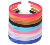 WEKADRIN 12 piezas Diademas Lisas sin Dientes para Mujer Cintas para Manualidades Accesorios para Tocados DIY Colores Surtidos de Ligeras y Cómodas