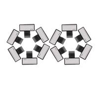 WEKADRIN 12 piezas Etiquetas para Estetoscopio de Plástico con Clip Abierto para Identificación Rápida y Duradera Diseño Moderno Resistente y Fácil de Personalizar para Profesionales