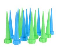 WEKADRIN 16 Piezas Dispositivo de Riego Automático Plástico Autorriego por Goteo para Plantas con Flujo Controlado Azul Verde