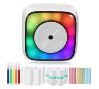 WEKADRIN 1juego Mini Impresora Térmica Portátil Impresora De Etiquetas Inalámbrica De Pocket para Papel Adhesivo Papel De Impresión Rápida Etiquetas De De Errores