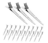 WEKADRIN 2 Cajas Clips de Pelo Duckbill de Acero Inoxidable para Sección Pinzas Metalizadas Plateadas para Mujeres Cajas Pinzas Planas para Peinados y Partición Precisa