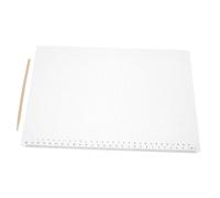 WEKADRIN 2 Juegos Regla Plantilla Líneas Rectas Espaciado Plástico Multiusos para Exámenes Postgrado Caligrafía y Diario