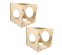 WEKADRIN 2 piezas Caja Medidora de Globos Plegable de Dispositivo Portátil para Medir Volumen de Globos y Esferas Herramienta Precisa para Decoración de Fiestas y Eventos