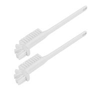 WEKADRIN 2 Piezas Cepillo de Limpieza Cocina con Mango Ergonómico y Cabezal para Exprimidores Batidoras y Máquinas de Leche de Soya Cepillo para Platos y Electrodomésticos Protege