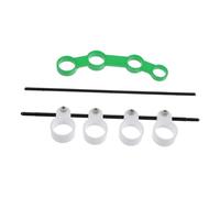 WEKADRIN 2 piezas Entrenador Dedos Guitarra para Principiantes Expansor de Dedos Blanco Verde Mejora Fuerza Flexibilidad para Piano Ukulele