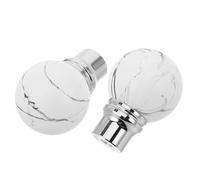 WEKADRIN 2 Piezas Manija Del Gabinete De Cocina Empuñadura Manijas De Las Puertas Del Gabinete Herrajes Para Muebles Tiradores Vintage Para Armarios White