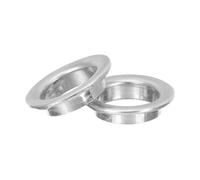 WEKADRIN 2 piezas Repuestos para Flauta Manguitos de Copa para Almohadillas de Latón Niquelado Compatibles con Flautas Ligeros y Fáciles de Instalar para Músicos