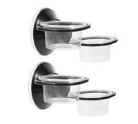 WEKADRIN 2 Piezas Suspensión Cuenco para Reptiles Doble Plástico Seguro Antidesbordamiento Comedero y Bebedero para Tortugas y Serpientes Terrarios