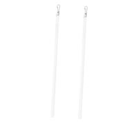 WEKADRIN 2 Piezas Varilla Transparente para Cortinas con Gancho Duradera para Tirador y Apertura de Persianas