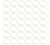 WEKADRIN 200 Anillos Metálicos para Vasos Cierre Activo de 25 MM Identificadores Colgantes para Copas de Vino Dorados Ideales para Bodas Fiestas y Marcadores Personalizados DIY