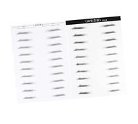 WEKADRIN 2hojas Parches De Cejas Impermeables Simulación De Cejas Para Hombres Stickers De Artificiales