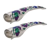 WEKADRIN 2piezas Conjunto De Armadura Protectores Para Uñas Uñas Vintage Adornos Para Disfraz De Reina Para Halloween Cosplay Drama Espectáculo De Danza Del Vientre