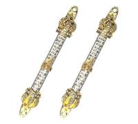 WEKADRIN 2piezas para Poste De Puerta Biblia Decoración Judía Placa De Metal para Mezuzá Bendición De Mezuzá para Puerta Uso Religioso