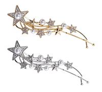 WEKADRIN 2piezas Pinzas Pelo Forma De Pasadores De Moda Pinzas Laterales De Accesorios De Playa Para Mujer Horquilla De Fugaz Pelo De Decorativas