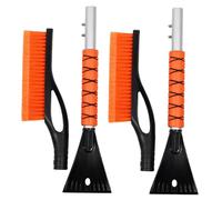 WEKADRIN 2piezas Rasqueta De Nieve Extensible Para Parabrisas De Coche Herramienta De Limpieza De Nieve y Escarcha Multiusos y Resistente Para Mantenimiento Invernal