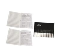 WEKADRIN 3 Cuadernos De Notación Musical Pentagramas Para Guitarra y Piano, Cuaderno De Partituras Para Principiantes, Tamaño Compacto, Papel Para Bolígrafos, Adecuado Para Prácticas Musicales