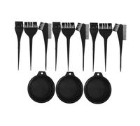 WEKADRIN 3 Juegos Kit de Teñido de Cabello para Mujer con Pincel y Cuenco Plegable Herramientas Profesionales para Aplicación Uniforme Kit Completo para Salón y Uso Doméstico Accesorios