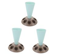WEKADRIN 3 Piezas Soporte para Mangas Pasteleras Azul Duradero Organizador Multiusos para Boquillas Soporte Plástico Reutilizable para Decoración de Tartas y Repostería