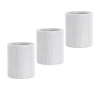 WEKADRIN 3 Rollos 3 Rollos de Etiquetas Autoadhesivas para Joyería Blancas Adhesivo Central 500 Unidades Papel Resistente al Agua para Identificación y Exhibición en Tiendas de