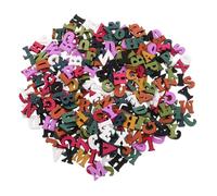 WEKADRIN 300 Piezas De Letras De Madera Para Educación Temprana Letras De Madera Rústicas Pequeños Alfabetos De Juguetes De De Para Bricolaje Decoración De