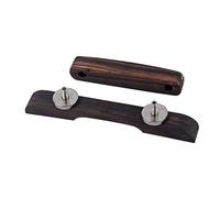 WEKADRIN 4 cuerdas Puente para Guitarra Acústica de Palisandro Ajustable Altura Compatible con Mandolina Ligero y Duradero Fácil de Instalar Color Café