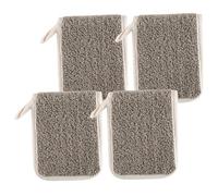 WEKADRIN 4 piezas Bolsa de Jabón de Lino Resistente Exfoliante y Espumante para Ducha Protección y Secado Rápido de Jabón Barra Duradera y Práctica para Baño