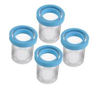 WEKADRIN 4 Piezas Caja Flotante de Cría para Acuario Plástico Aislamiento Suspensión para Crías Separador para Peces Pequeños y Guppys Incubadora Malla para Reproducción Segura