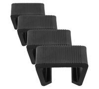 WEKADRIN 4 Piezas Clips para Muebles de Exterior de Clips para Sofá y Sillas de Patio para Muebles Seccionales Duraderos y Reutilizables Color Negro con Estriada