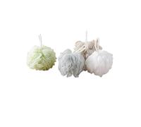 WEKADRIN 4 Piezas Esponjas de Baño Exfoliantes Suaves Malla para Ducha Corporal Esponja Corporal Antiolor para Limpieza y Masaje Color Aleatorio